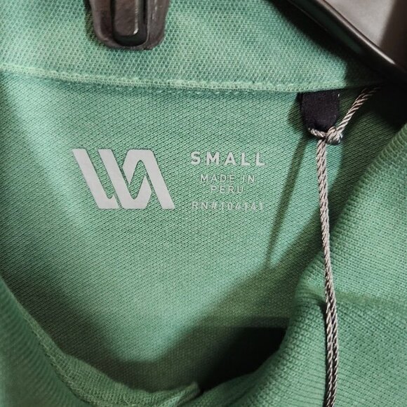 NWT‎ VRST Men's Pique Polo in Serene Green Size Small - Picture 6 of 9